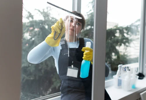 Nettoyage de vitres intérieures et extérieures à Guillonville